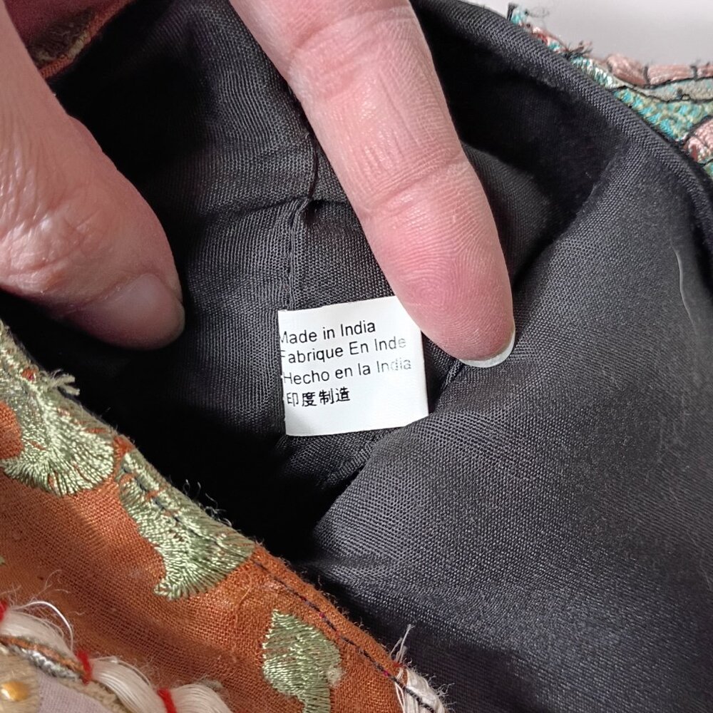 Bohemian Patchwork Embroidered Indian Colorful Ho… - image 6